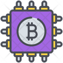 Cpu Cryptocurrency Mining Icon