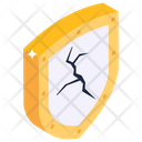Cracked Security Icon