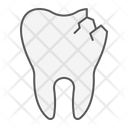 Cracked Teeth Icon