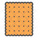 Plain Cracker Biscuit Icon