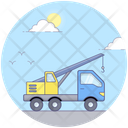 Crane Truck Crane Van Industrial Crane Van Icon