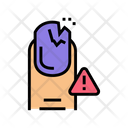 Crashed Nail Color Icon