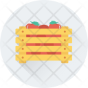 Crate Fruits Grocery Icon