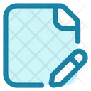 Create file Icon - Download in Colored Outline Style