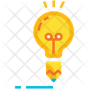Creative Content Idea Innovation Icon