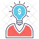 Creative Idea Financial Idea Innovation Icon