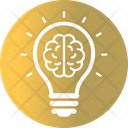 Creative Mind Brain Brainstorming Icon