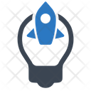 Startup Rocket Creative Icon