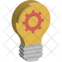 Bulb Creativity Gear Icon