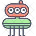 Creature Alien Robot Icon