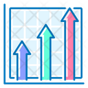 Crecimiento Grafico Analisis Icono