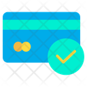 Approved Credit Card Approved Card Checked Card Icon