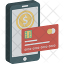 Credit Card M Commerce Mobile Banking Icon