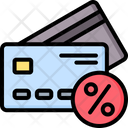 Credit Card Interest Rate Business And Finance Icon