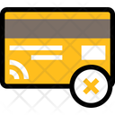 Credit card cancel Icon