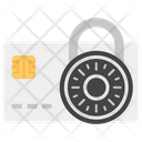 Credit Card Padlock Card Safety Card Protection Icon