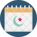 Crescent Calendar Icon