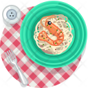 Crevette Meal Restaurant Icon