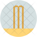Cricket Ball Stumps Icon