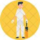 Cricket Player Icon