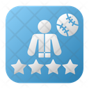 Cricket Player Rating Icon
