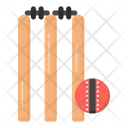 Stump Wicket Sports Equipment Cricket Wicket Icon