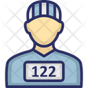 Criminal Hostage Jailbird Icon