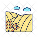 Cropland Crops Production Icon