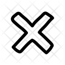 Cross Delete X Icon