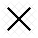 X Exit Cross Icon