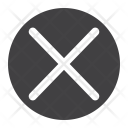 Cross Delete Failure Icon