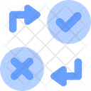 Cross Checkmark Close Icon