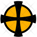 Cross Label Celtic Icon