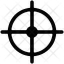 Crosshair Reticle Optical Icon