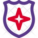 Cross Star Shield Icon