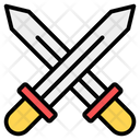 Cross Swords War Symbol Weapon Icon
