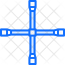 Cross Wrench Car Wrench Cross Icon