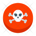 Crossbones Skull Danger Icon
