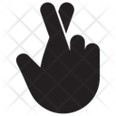 Crossed Finger  Icon