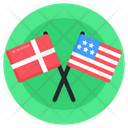Crossed Flags Icon