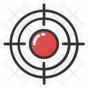 Crosshair Target Sign Icon