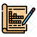 Crossword Pencil Magazine Icon
