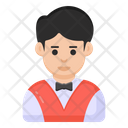 Casino Dealer Casino Boy Croupier Icon