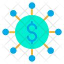 Crowdfunding Dollar Icon