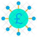 Crowdfunding Pound Icon