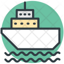 Cruise Ship Liner Icon
