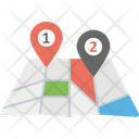 Crumpled Map Icon