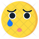Cry Emoji Emoticon Icon
