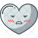 Set Light Heart Emoji Icon Icon