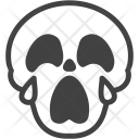 Crying Skeleton Halloween Icon
